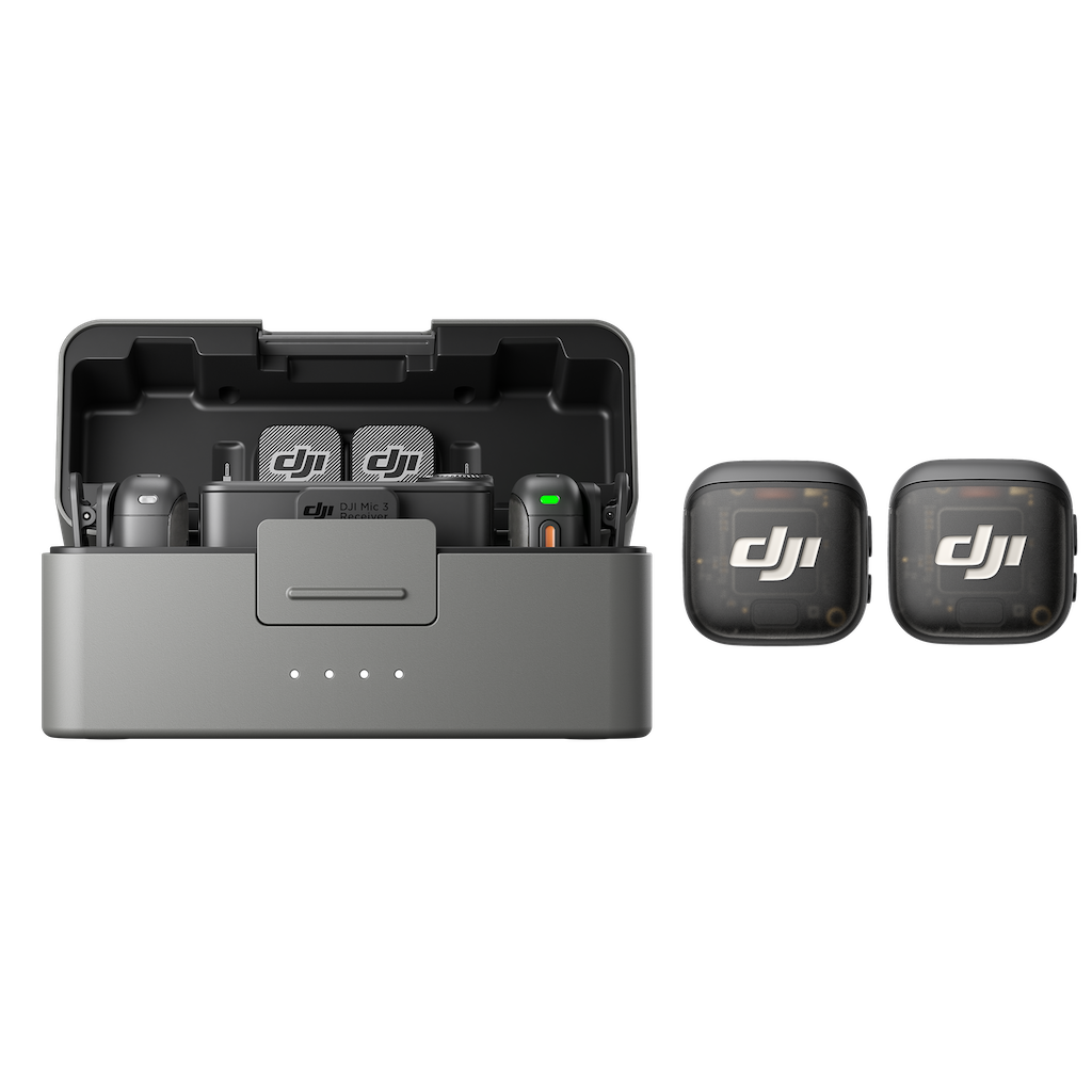 DJI Mic 3 — 4-kanálový setup s timecode synchronizáciou
